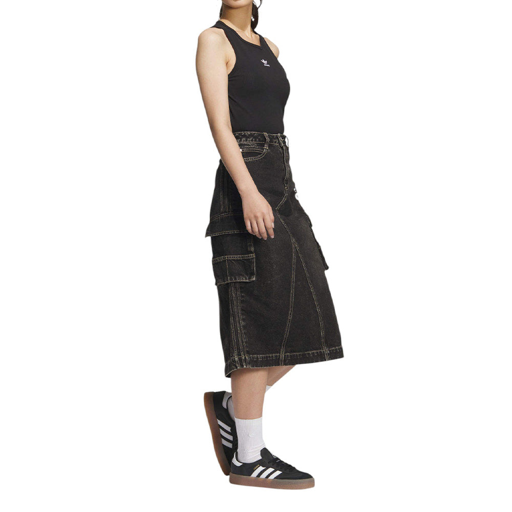 ADIDAS ORIGINALS RACING V-DAY DENIM SKIRT