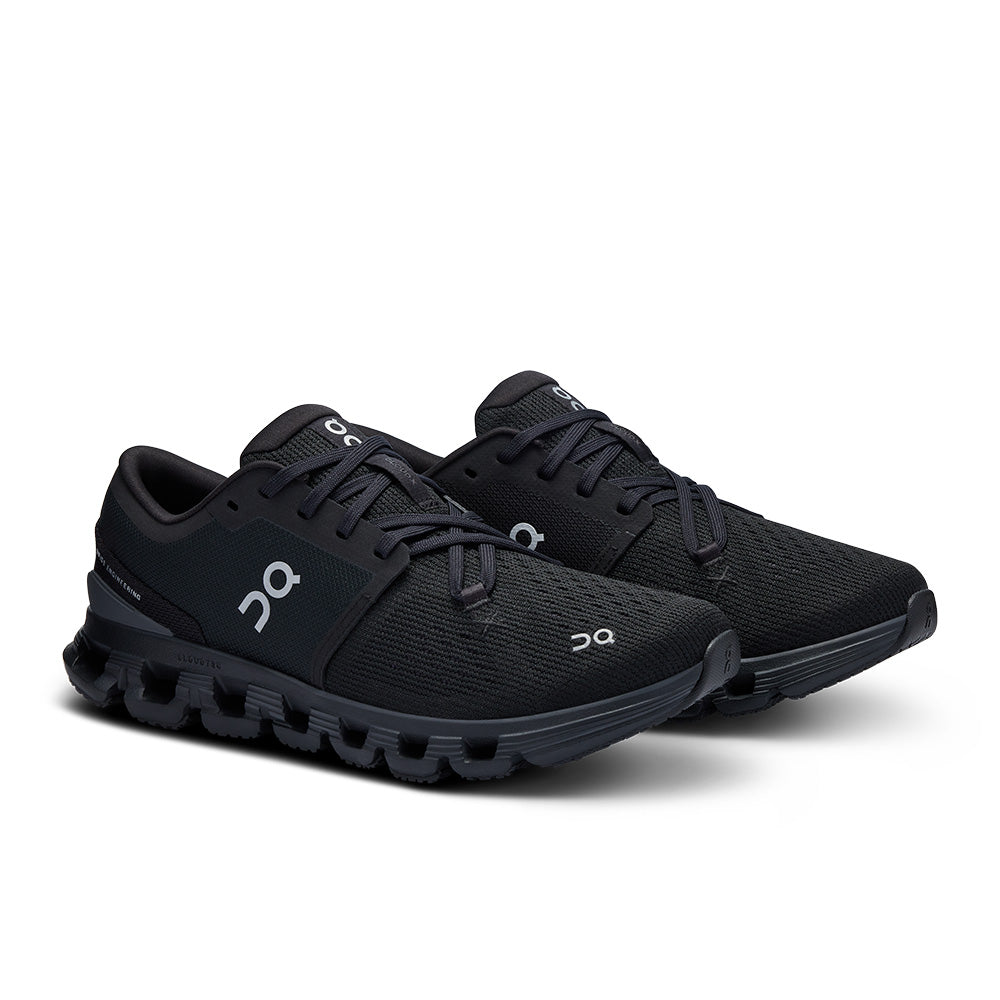 ON WOMEN'S CLOUD X 4 BLACK / ECLIPSE