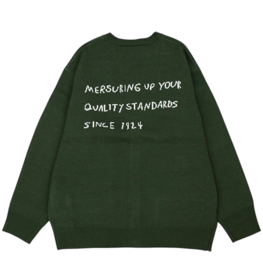 UNIVERSAL OVERALL KNIT CARDIGAN UOLOGO