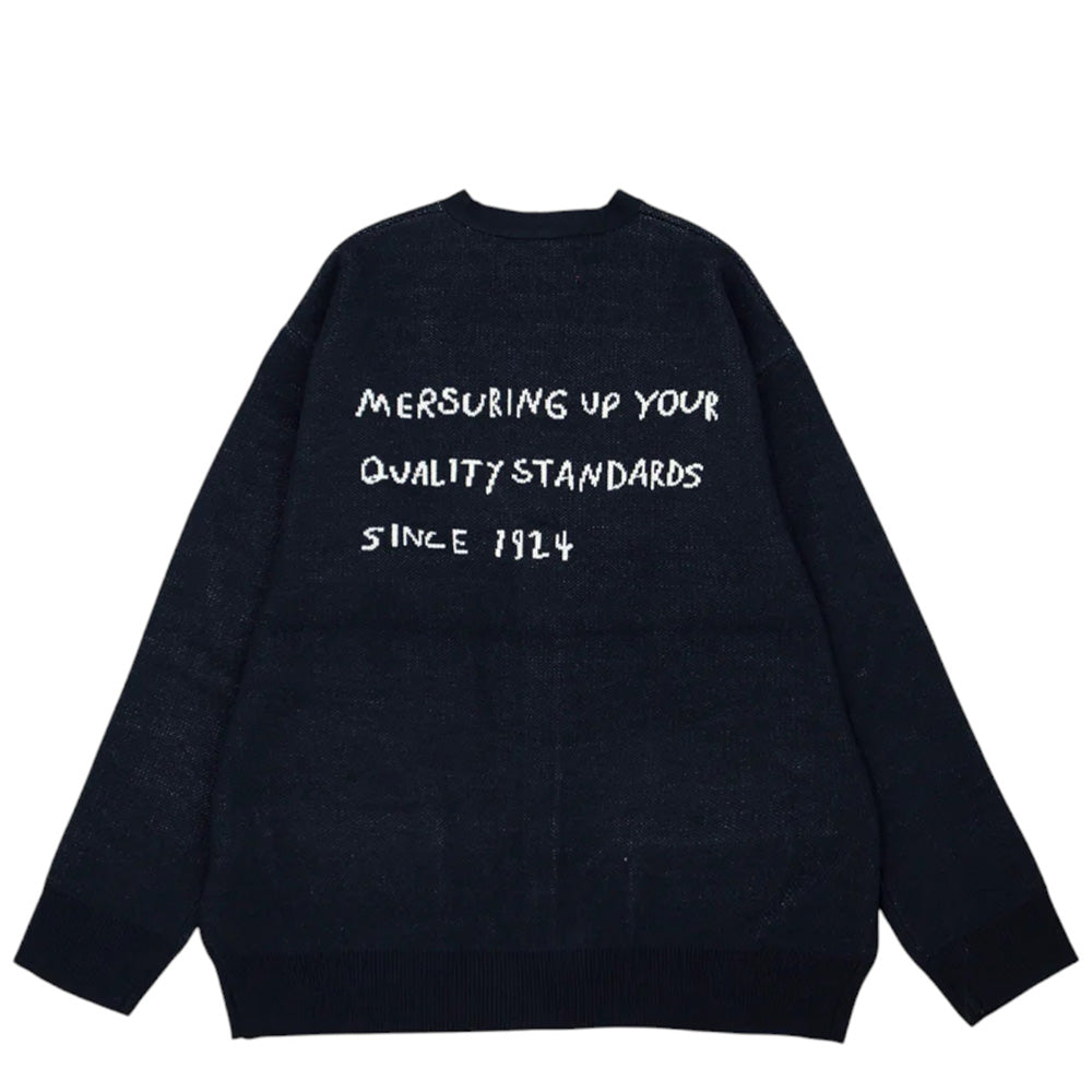 UNIVERSAL OVERALL KNIT CARDIGAN UOLOGO